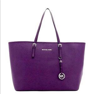 Michael Kors Saffiano Leather Jet Setter Tote